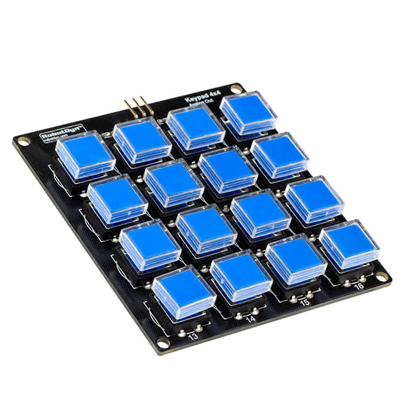 16-key Keyboard Module Analog Pin Connection Mcu Keyboard For , Raspberry, Stm