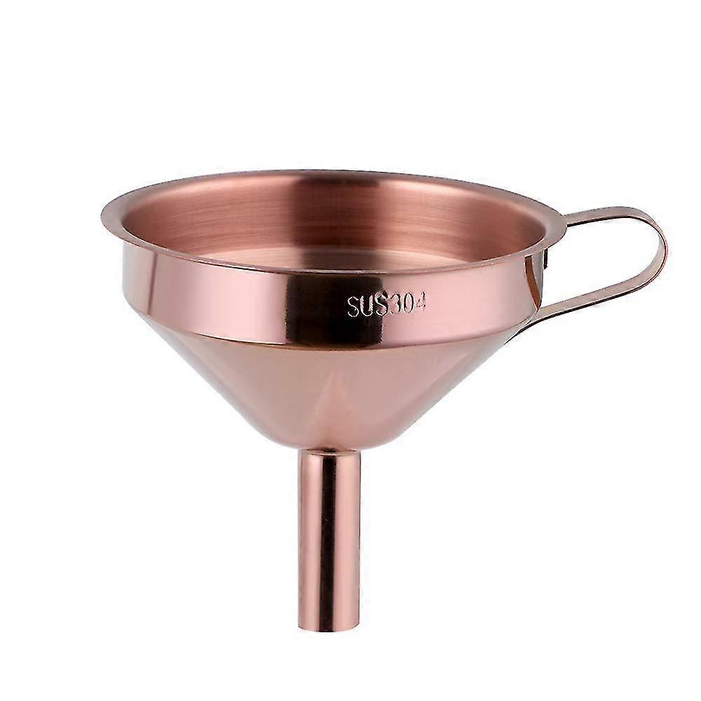 Stainless Steel Funnel With Removable Strainer, 5-inch Funnel With Filter For Transferrin