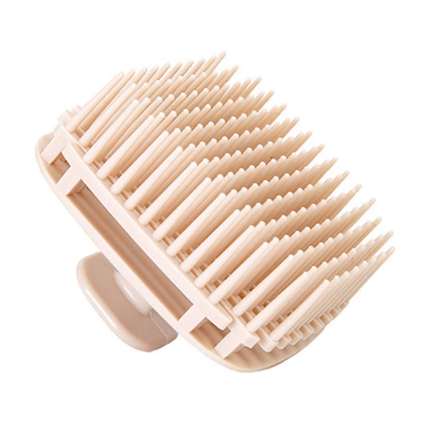 Hair Brush with Silicone Bristles Scalp Massager Deep Cleansing Gentle Exfoliation Hair Growth Shampoo Scrubber One-Step Hair Wash Tool for All Hair T
