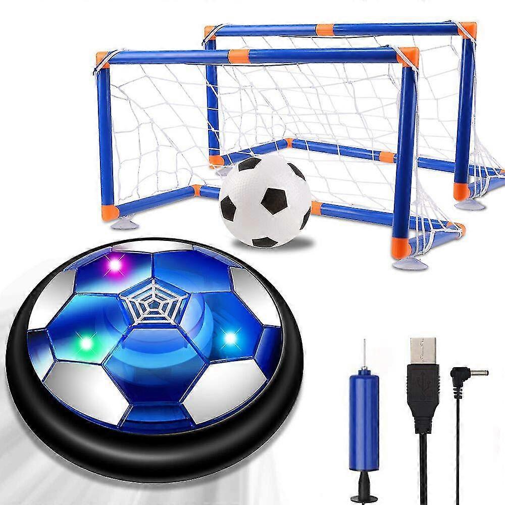 Hover μπάλα ποδοσφαίρου που επαναφορτιζόμενη Air Power Soccer με 2 γκολ αιωρείται μπάλα ποδοσφαίρου με οδηγημένο αφρό φώτων