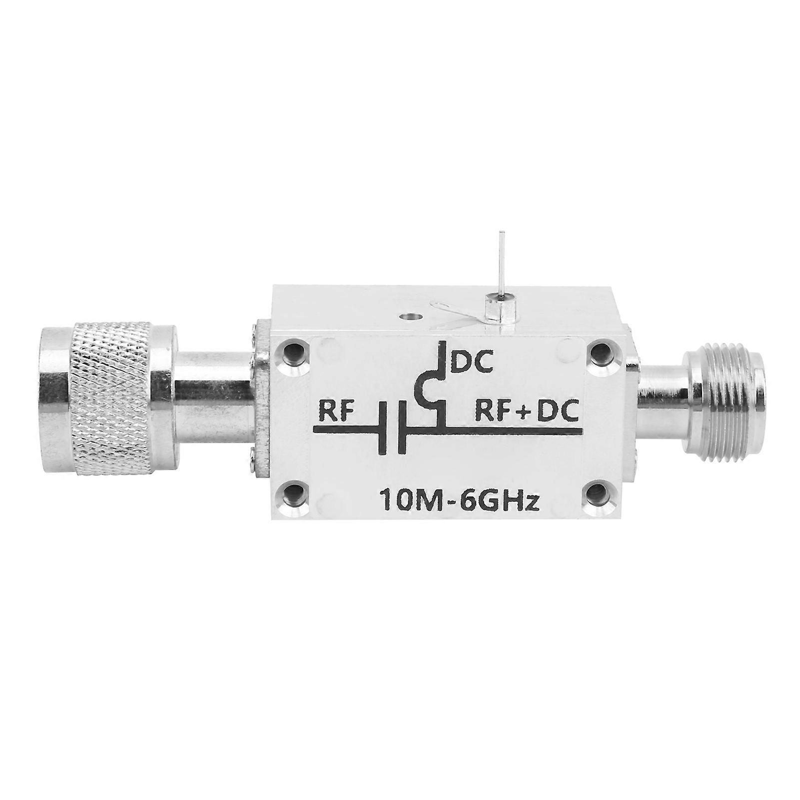 RF Broadband Amplifier Module Aluminium Alloy Bias Tee DC Blocker for Ham Radio 10MHz?6GHz