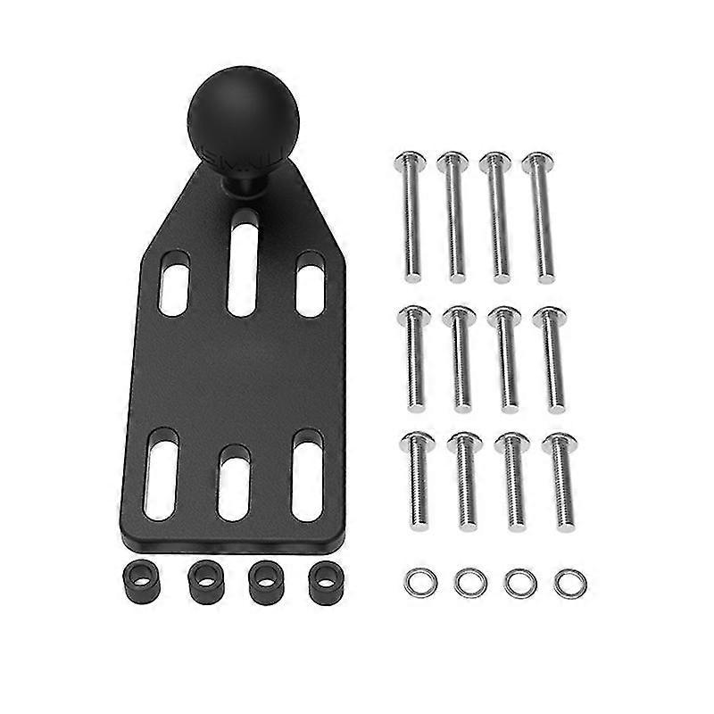 أسود 1 بوصة الكرة دراجة نارية المقود اسطوانة مضخة كاب جبل قابل للتعديل للهاتف