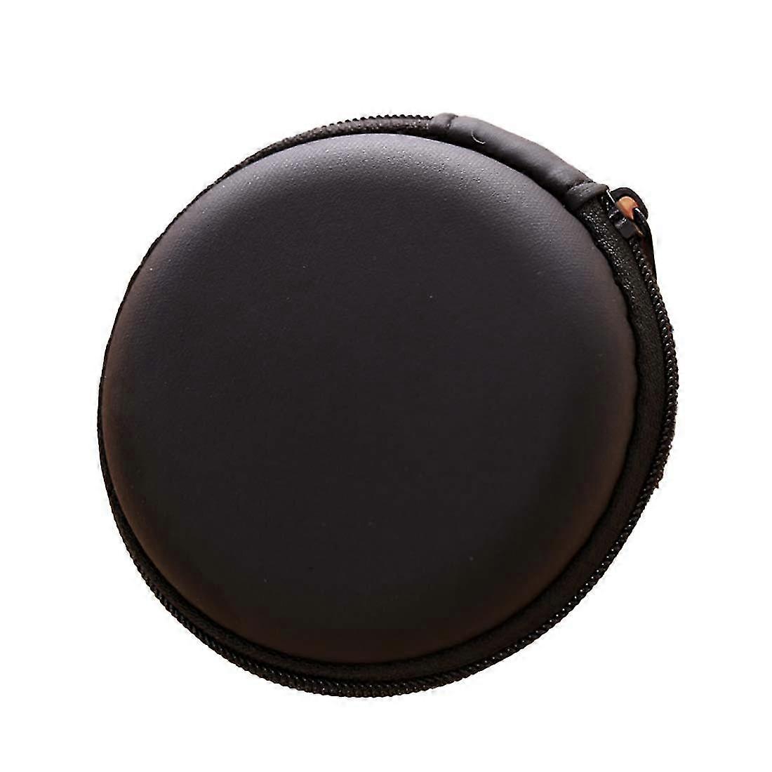 Macaroon Color Portable Small Round Earbud Storage Cases Box Travel Carrying Pocket Headset Earphone Headphone 1pc yu