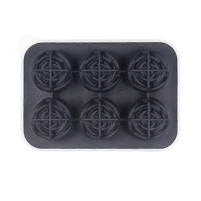 Silicone Rose Ice Tray 6 Compartment Ice Ball Mold