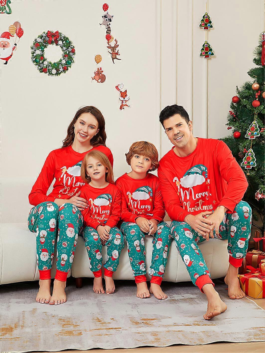 Julepyjamas Familier Julepyjamassett Pyjamassett Pyjamassett For Familier-Style30AS