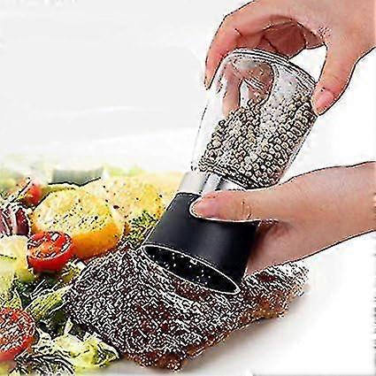 ハイグリップガラス塩またはコショウグラインダー、ガラスペッパーシェーカー、塩またはペッパーグラインダーセット、2個