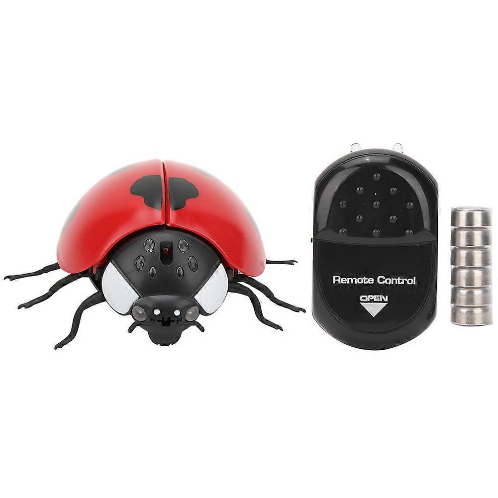 Simulation Insect Coccinella Septempunctata Toy Infrared Remote Control Sensing Portable
