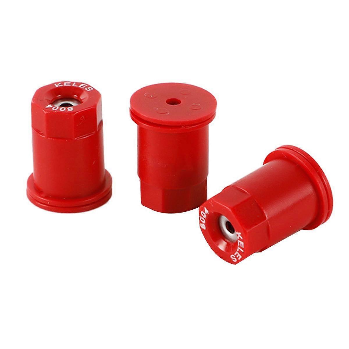 30PCS Agricultural Sprayer High Pressure Round Windproof Atomizing Nozzle Sprinkler Head 80 Degree Spray Red
