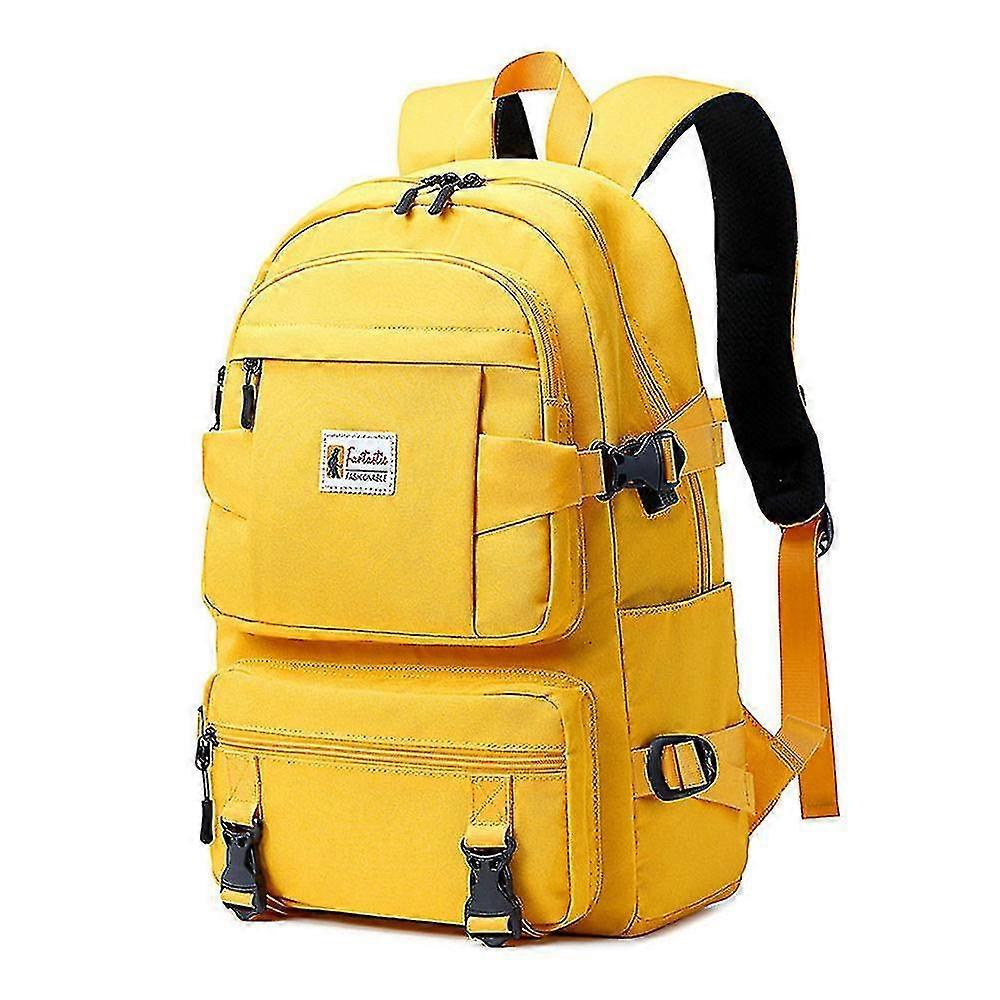 YYH-Multi layer waterproof USB BackpackYellow