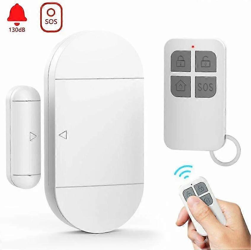 Door And Window Alarm, Wireless Door And Window Detectors With Remote Control And Batteries, Anti-theft Anti-intrusion Magnetic Sensor For Home And Ki