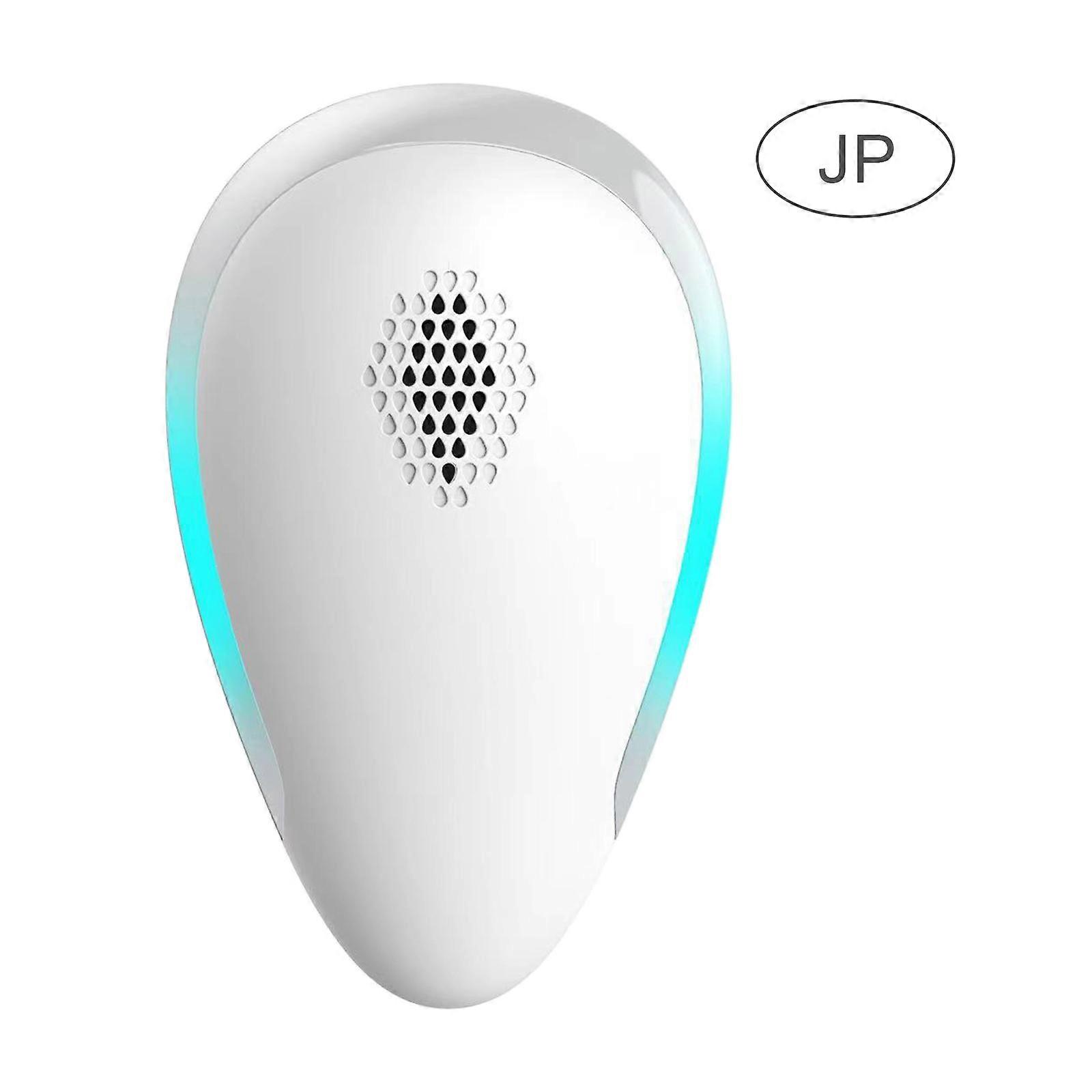 Ultrasonic Pest Repeller Home Mouse Repellent Blue Plug In Wide Coverage White ABS Indoor Use Electronic Repellant