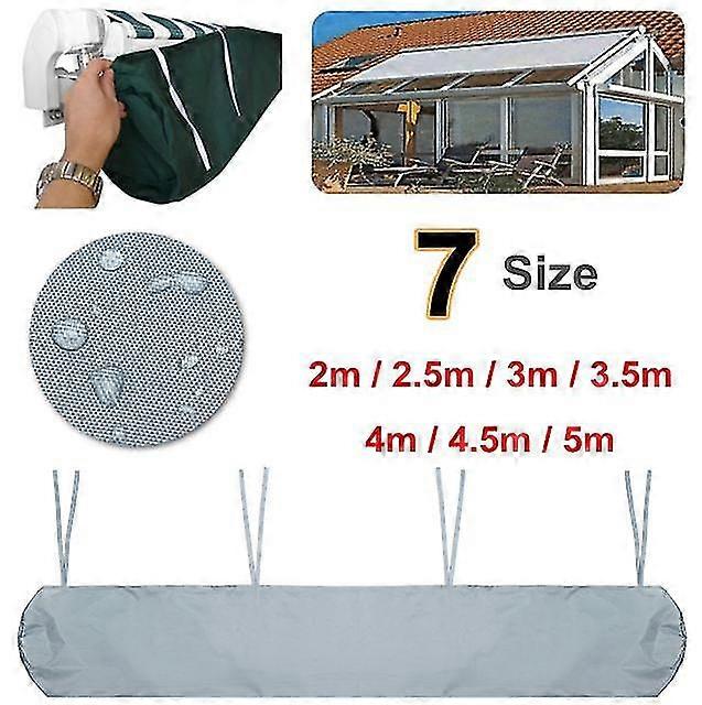 Vattentätt skydd för utomhusmarkis, dammtätt skydd för utdragbar rullgardin
