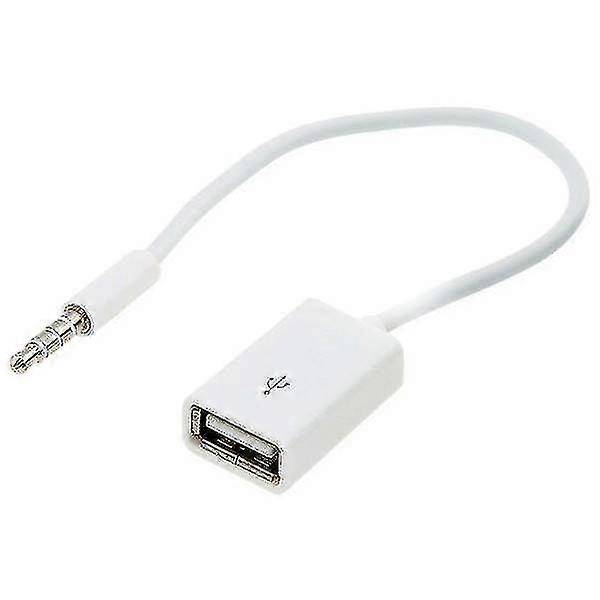 Adaptérový kábel 3,5 mm Aux samec na USB samica