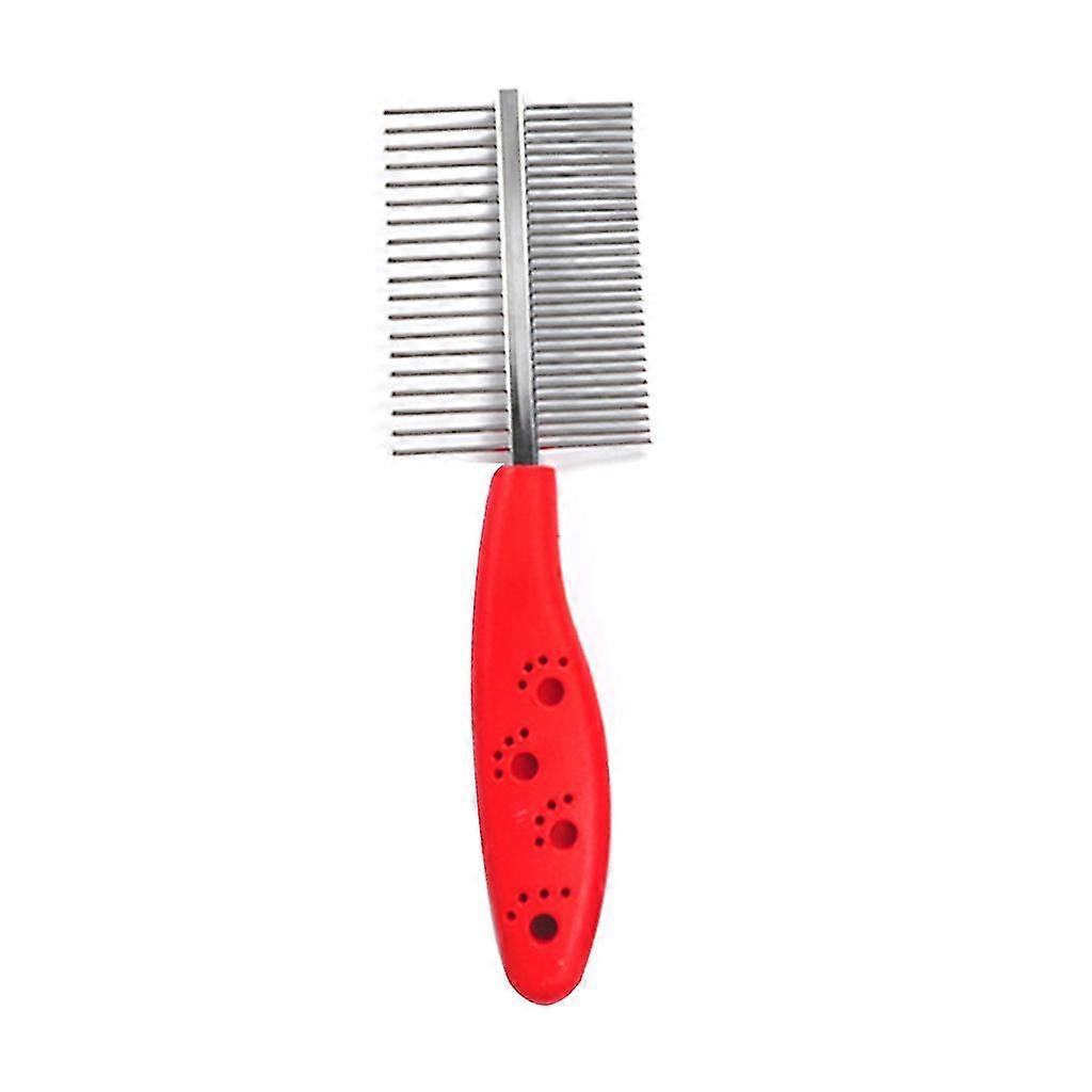Cat Comb Double-sided Stainless Steel With Rounded Teeth Dog Shedding Combs