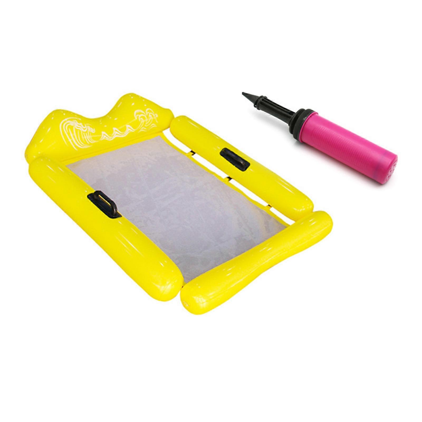 Inflatable Pool Lounger Float - Pool Float Stable Relaxing Water Hammock