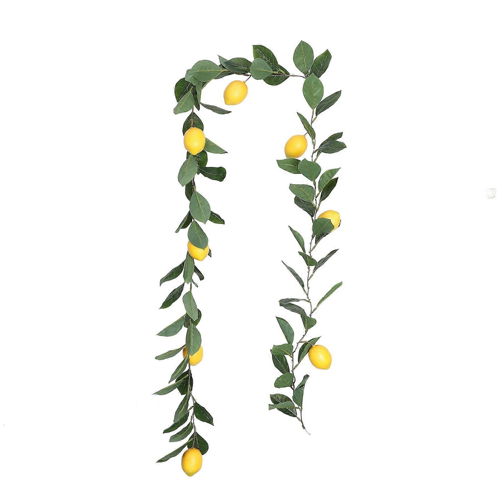 Lemon String Garland Imitation Plants Rattan 1pcs Decoration Pendant Airtificial