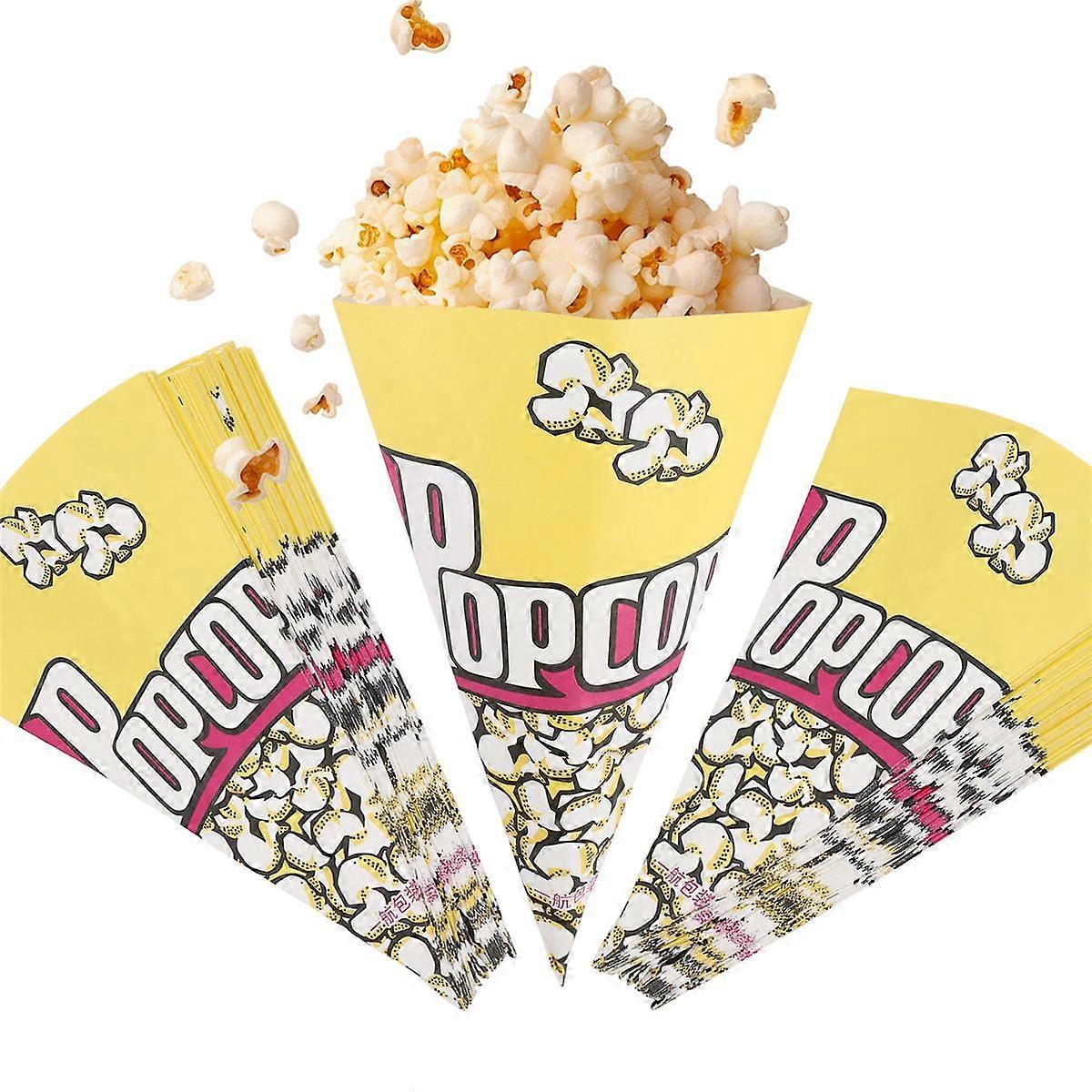 100X Popcorntüten Papiertüten Mandeln Popcorn S