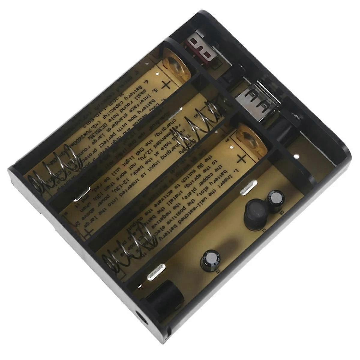 5V 9V 12V Output DIY 18650 Battery UPS Power Supply Box for Car DVR Wireless Router Modem Mobile Phone and More