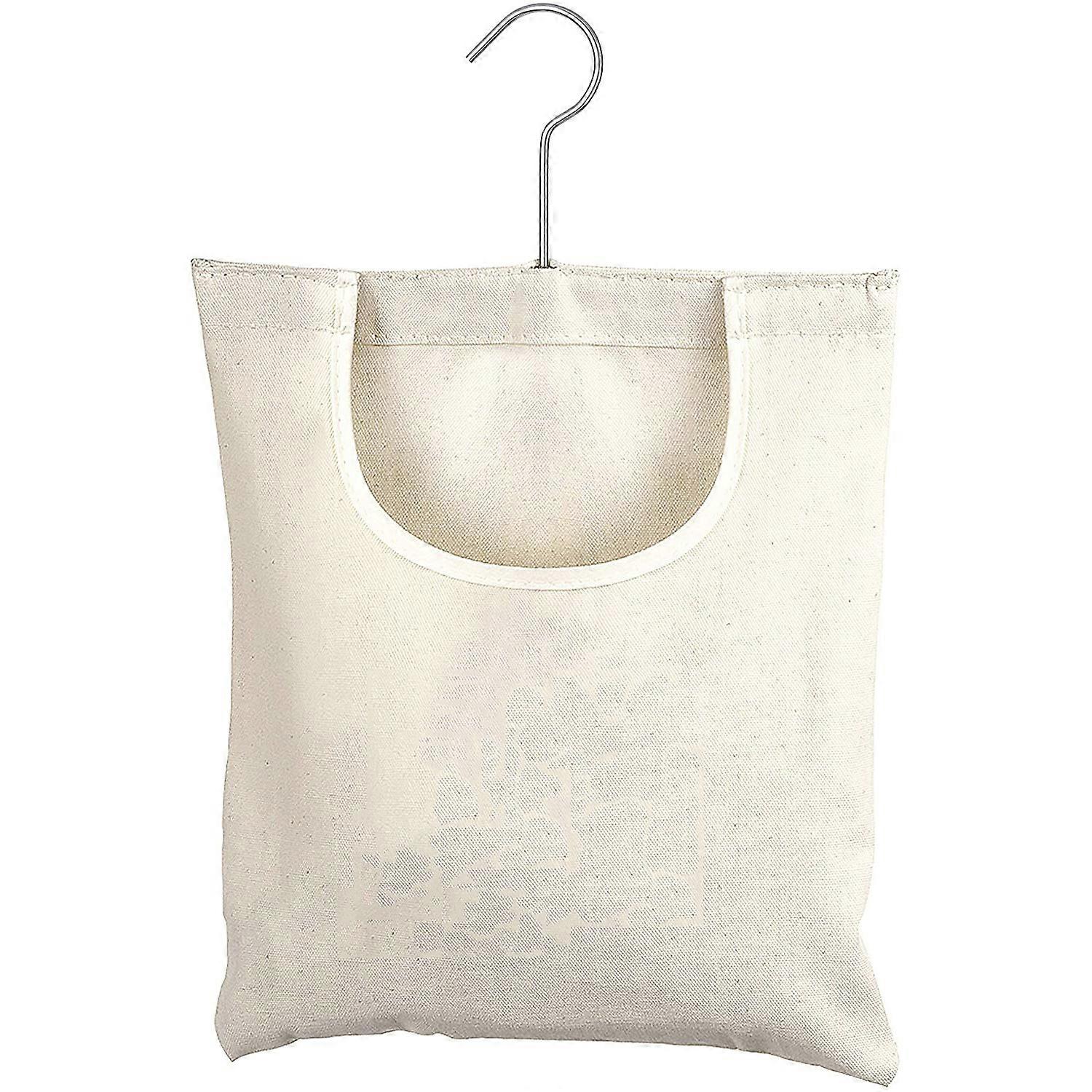 Handy Laundry Clothespin Bag-holds 100 Medium-sized Clothes Pins, Durable Polyester Material, Hook