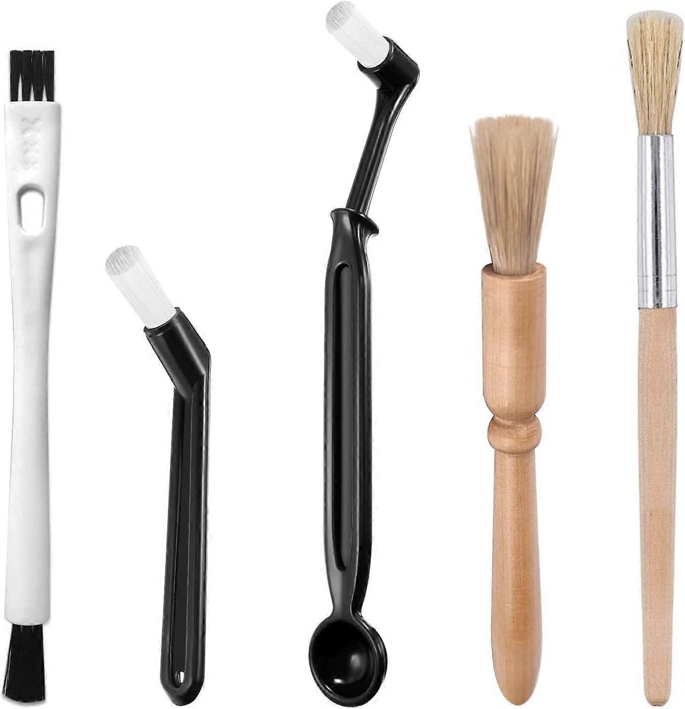 5-piece coffee machine cleaning set, coffee grinder brush, coffee brush set