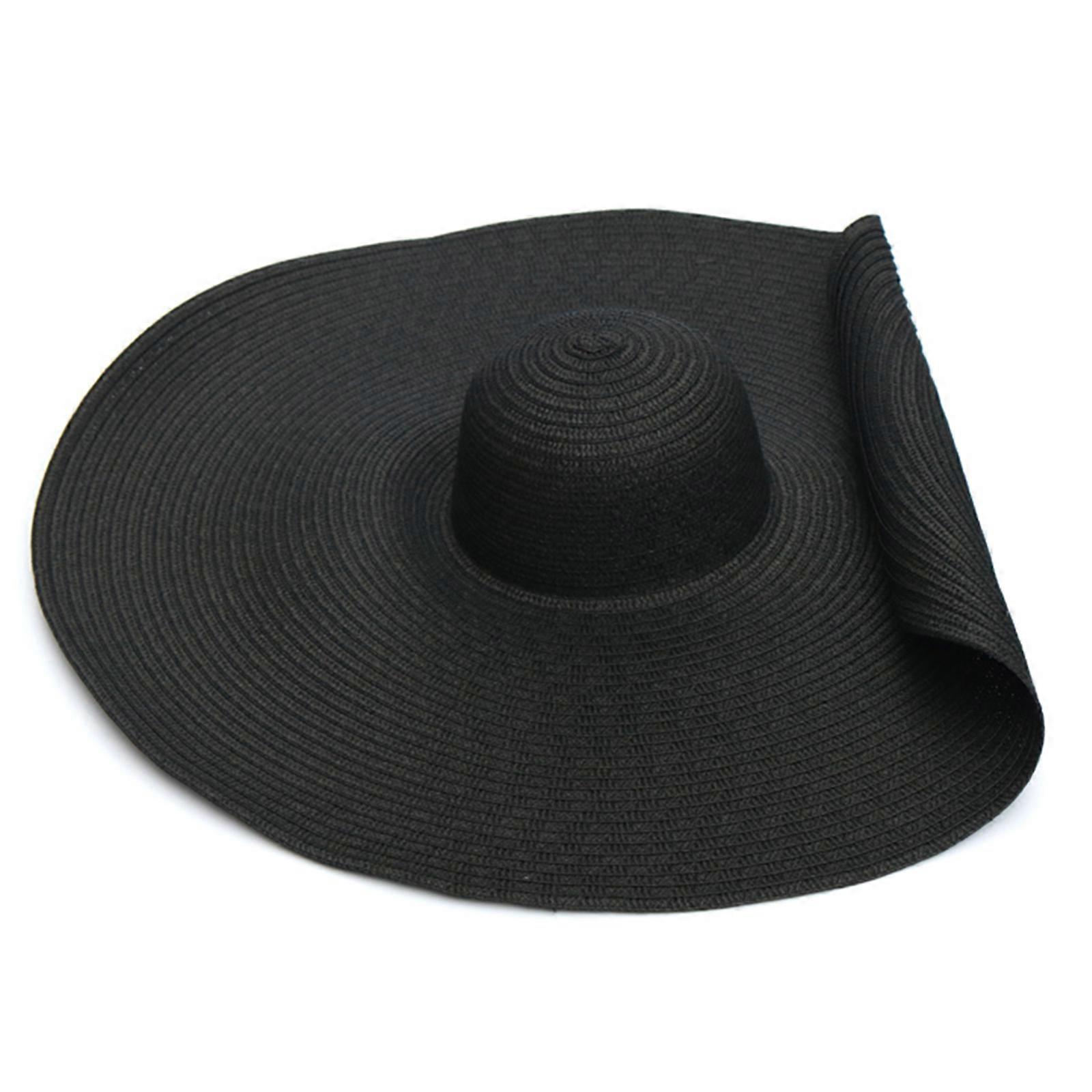 Oversized for Sun Visor Hat Wide Brim Summer Straw Hat for Outdoor Activities