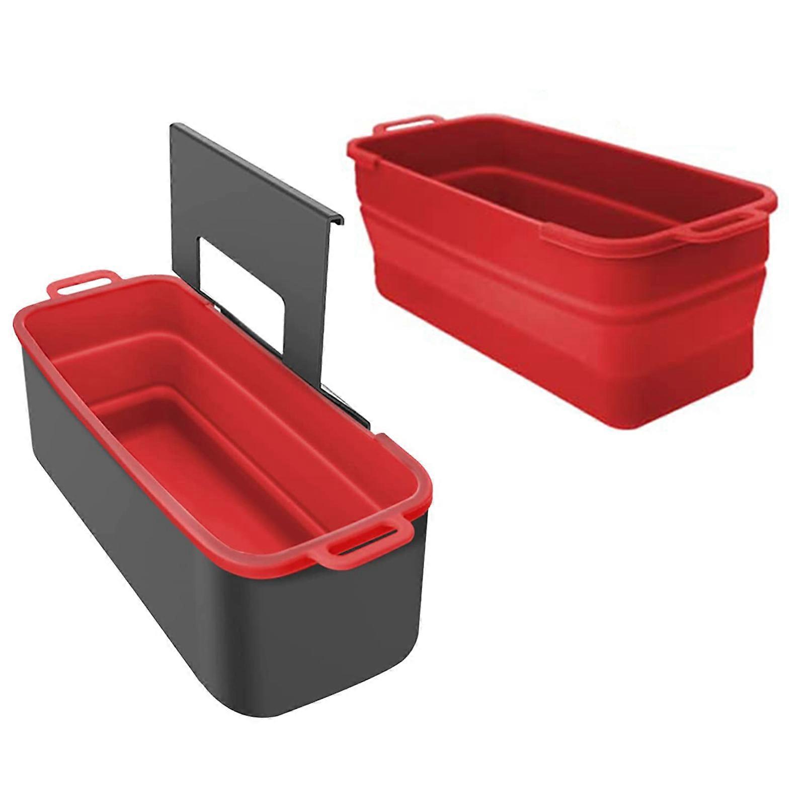 Πτυσσόμενο Griddle Grease Catcher Σιλικόνη Drip Pan Liners Επαναχρησιμοποιήσιμα Grease Tray Liners Fit για Blackstone Grill Grease Cup Liners Αξεσουάρ Ψησίματος