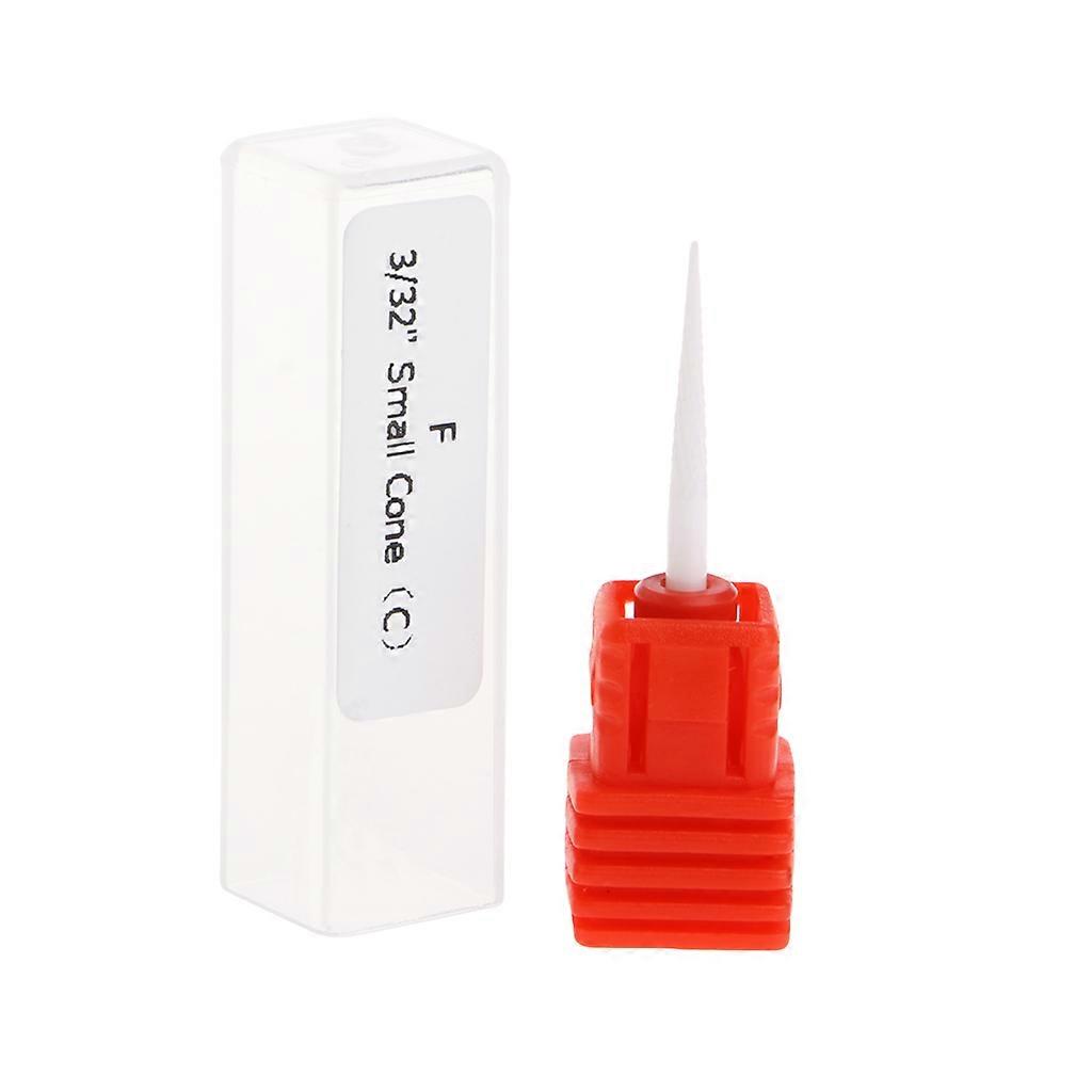 Nail Art Drill Bit Ceramic Medium Grinding Stone for Head Manicure Tool