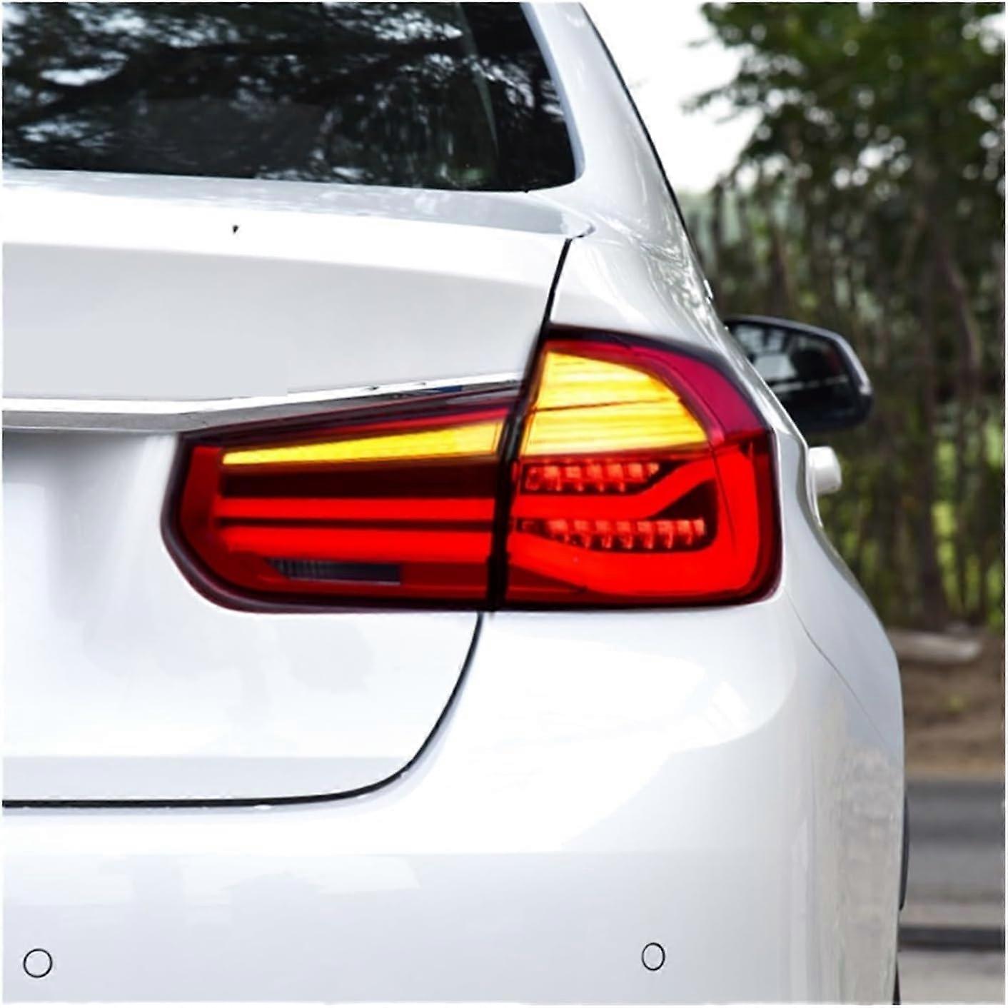 LED DRL Moving Turn Signal Brake Parking Reverse Fog Light Tail Compatible with BMW F30 F35 318 320 328 M3 2013-2018 (Color : A)
