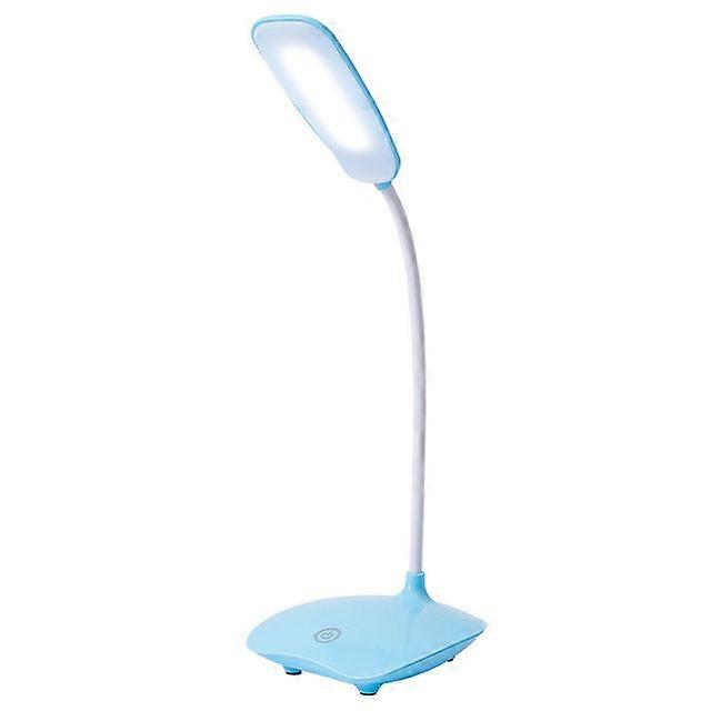 Three-speed dimming LED reading lamp, USB charging, plug-in, warm white, eye protection, student table, study night lights