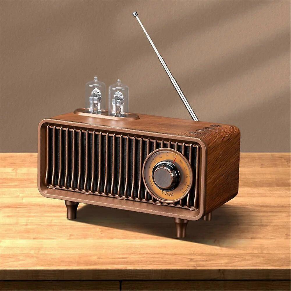 Bluetooth Speaker Retro Subwoofer Radio Memory Card U Disk High Sound Quality Indoor Wireless Portable Speaker