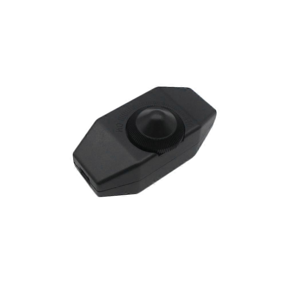 220V Gear Rotating Voltage Temperature Switch Table Lamp Tungsten Light Dimmer(Black)