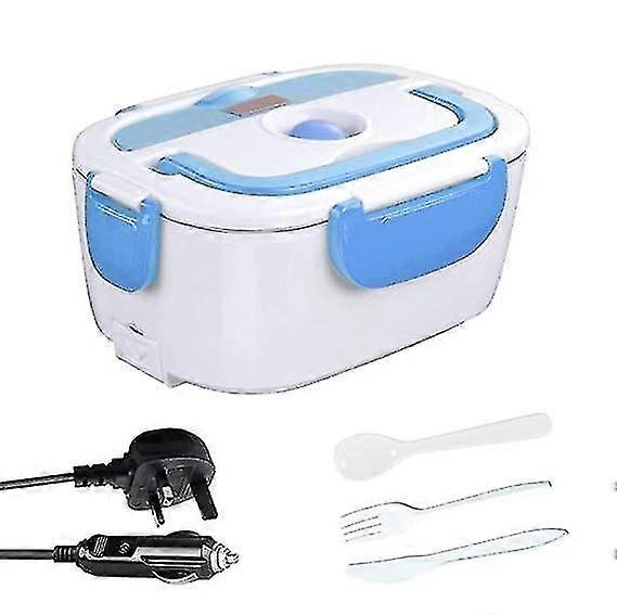 Electric Heating Lunch Box - 3 In 1 Food Heater Warmer 220v 12v-24v Thermal Bento Box 1.5l Removable Stainless Steel Container Portable For Car, Tru
