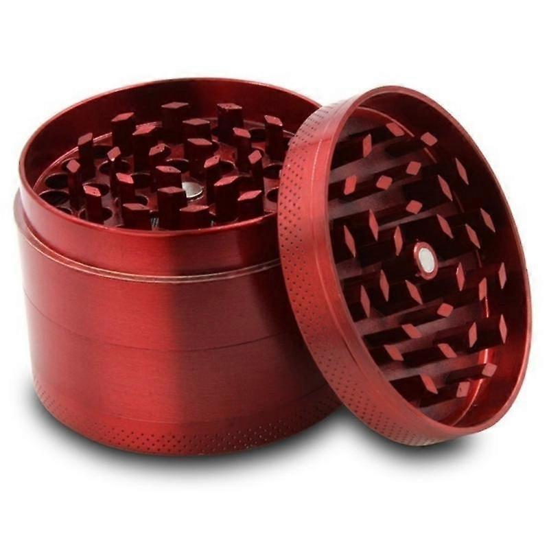 New style 1-Set Durable 4-Layer Herb Grinder - Compact Kitchen Essential for Spices - Easy-to-Use Metal Crusher, Perfect for Cooking & Seasoning