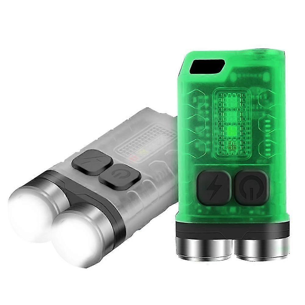 Porte-clés léger polyvalent avec 10 modes Petite torche durable et imperméable à l’eau pour la course à pied escalade