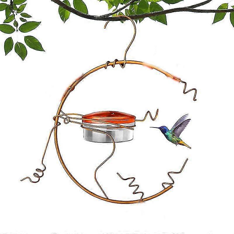 Outdoor Hummingbird Feeders Small Hummingbird Water Feeder Decorations Rustproof Suspending Wild Bird Feeders With Hook