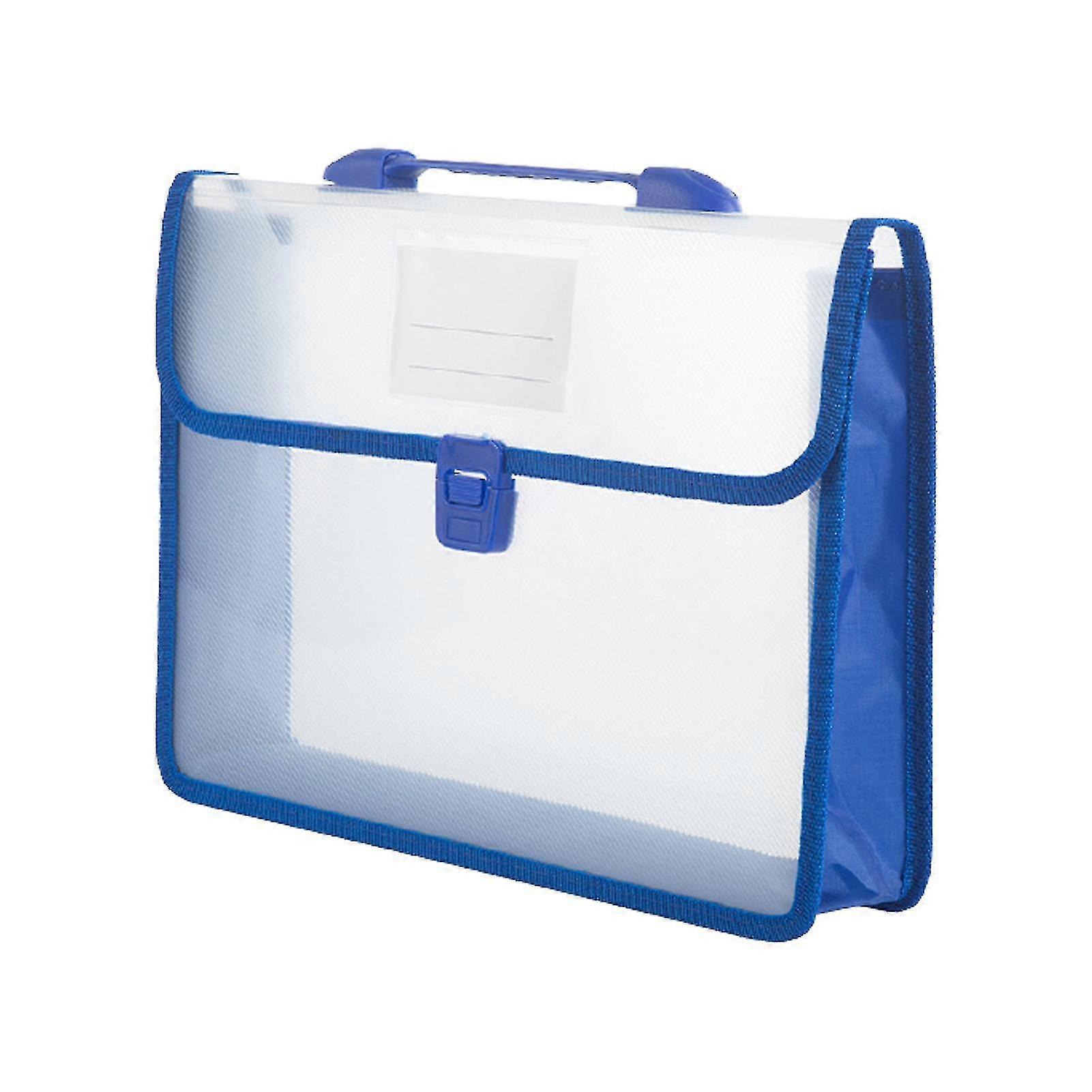 A4 Home Use Pp Buckle Seal Thickened Office Folder Storage Bag With Handle