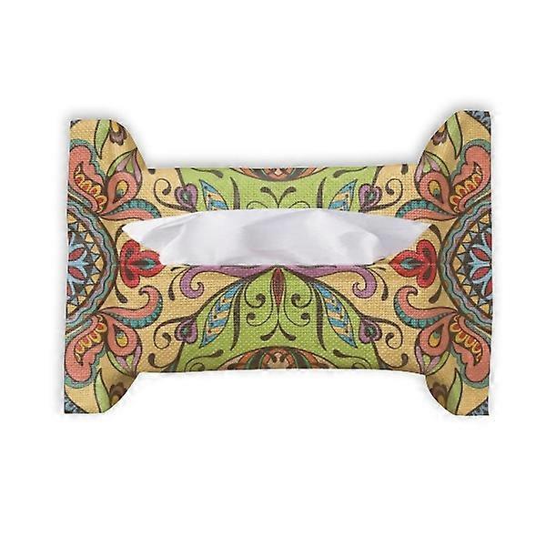 European Style Pattern Flowers Leaves Lines Paper Towel Tissue Bag Napkin Bumf