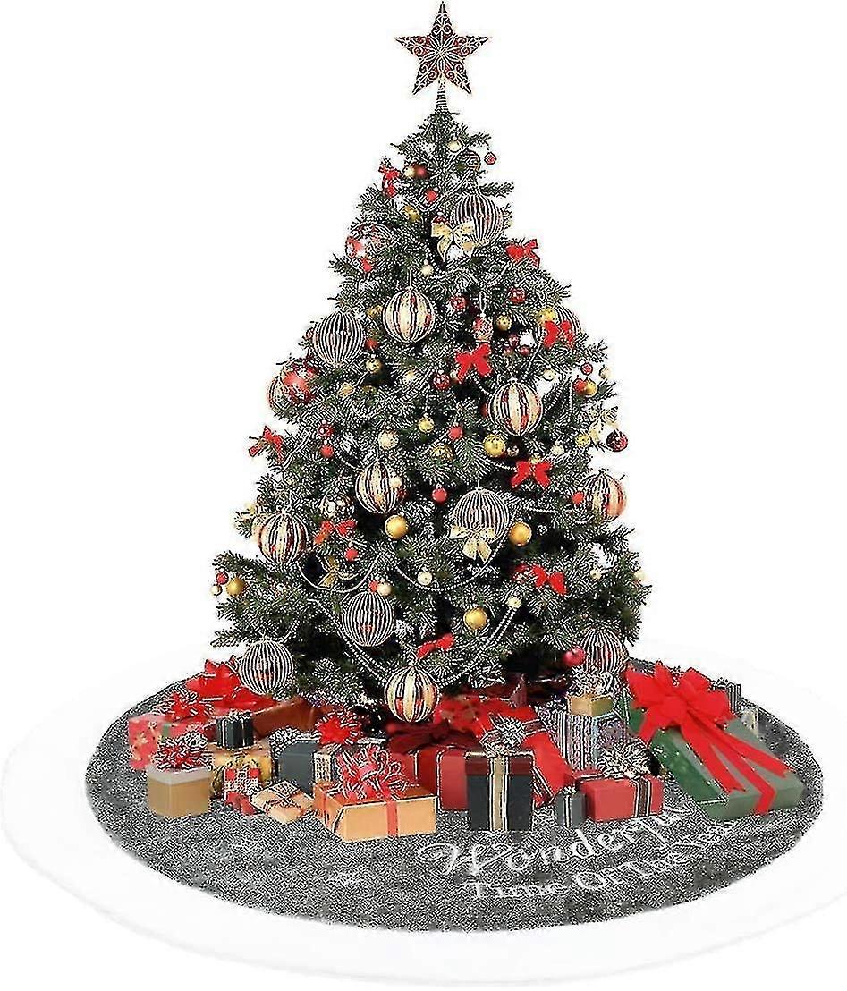 Christmas Tree Blanket Round Fur Christmas Tree Blankets Christmas Tree Blanket Round Round Felt Tree Blanket Christmas Tree Skirt Basket Christmas Tr