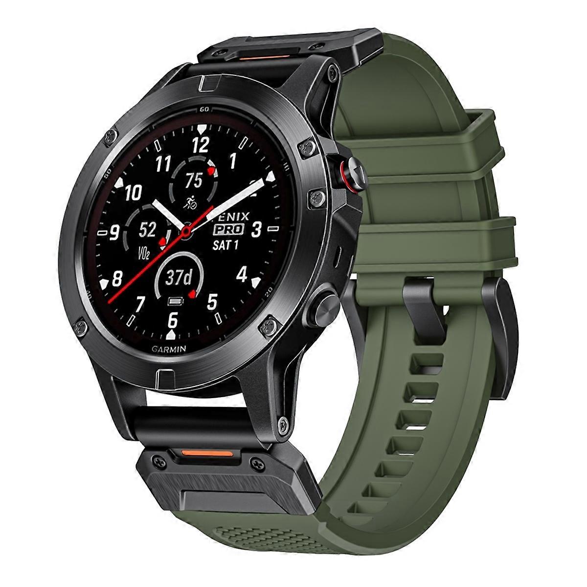 Rubber Quick Release Strap For Garmin Fenix 7