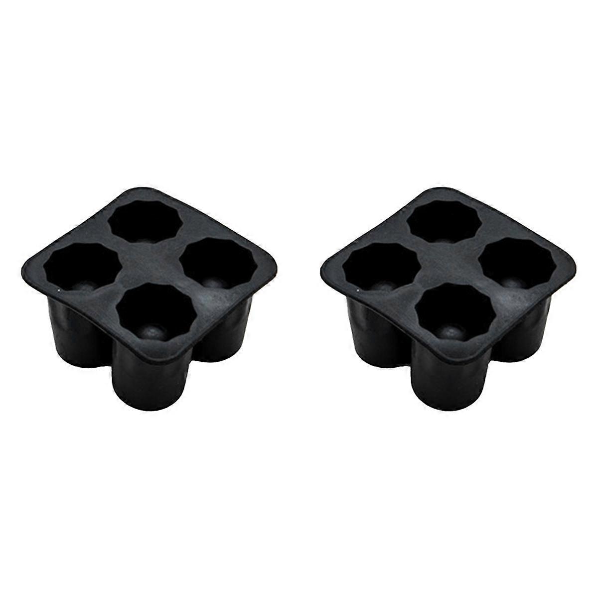 4 Cup Shape Silicone Ice Cube Mold Ice Mould Ice Cube Tray Summer Bar Party Beer Ice Cocktail Cold