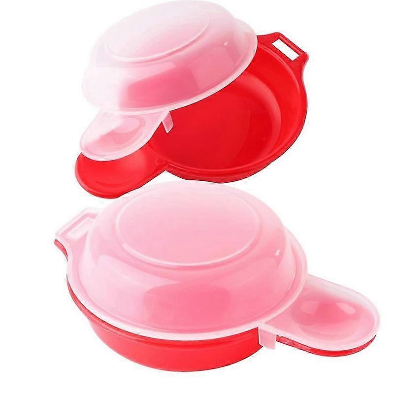 2 ensembles de cuiseur à œufs à micro-ondes, 1 minute rapide œuf hamburger omelette maker outil de cuisine