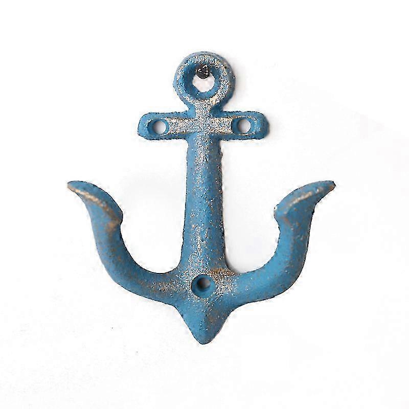 Iron Wall Hangers Anchor-Shape Coarse Gravel Texture Hanging Hooks Bluse