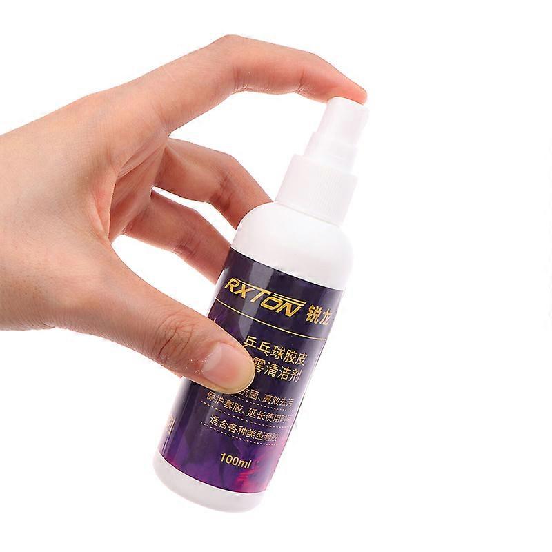 100ML Table Tennis Rubber Cleaner Ping Pong Racket Liquid Thickening Cleaning Decontamination Maintenance Detergent Water