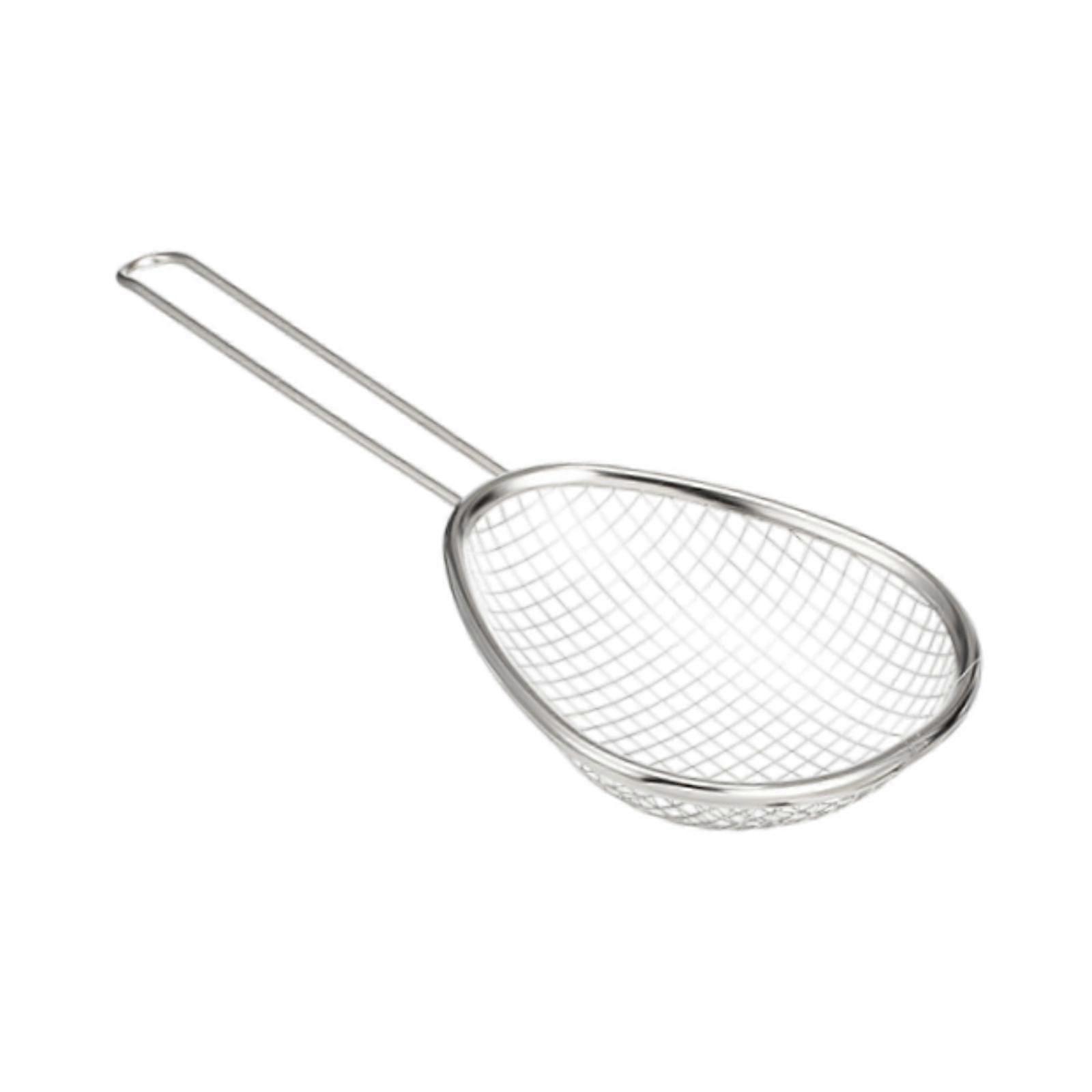 Edelstahl-Mesh-Sieb Lebensmittelsieb für frittierte Lebensmittel Gemüse Obst