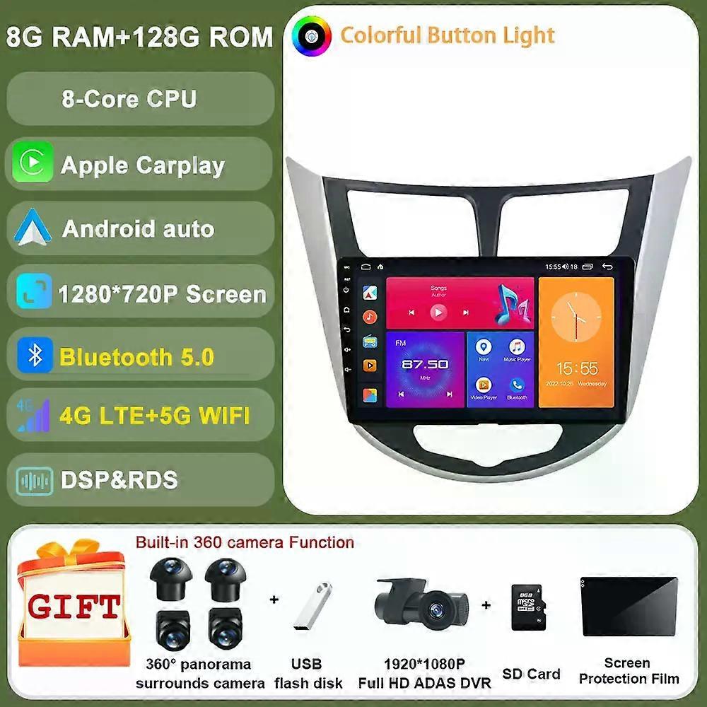 Redkid Oeing 2din Android For Hyundai Solaris 1 Accent 2010 - 2016 Car Radio Multimidia Video Player