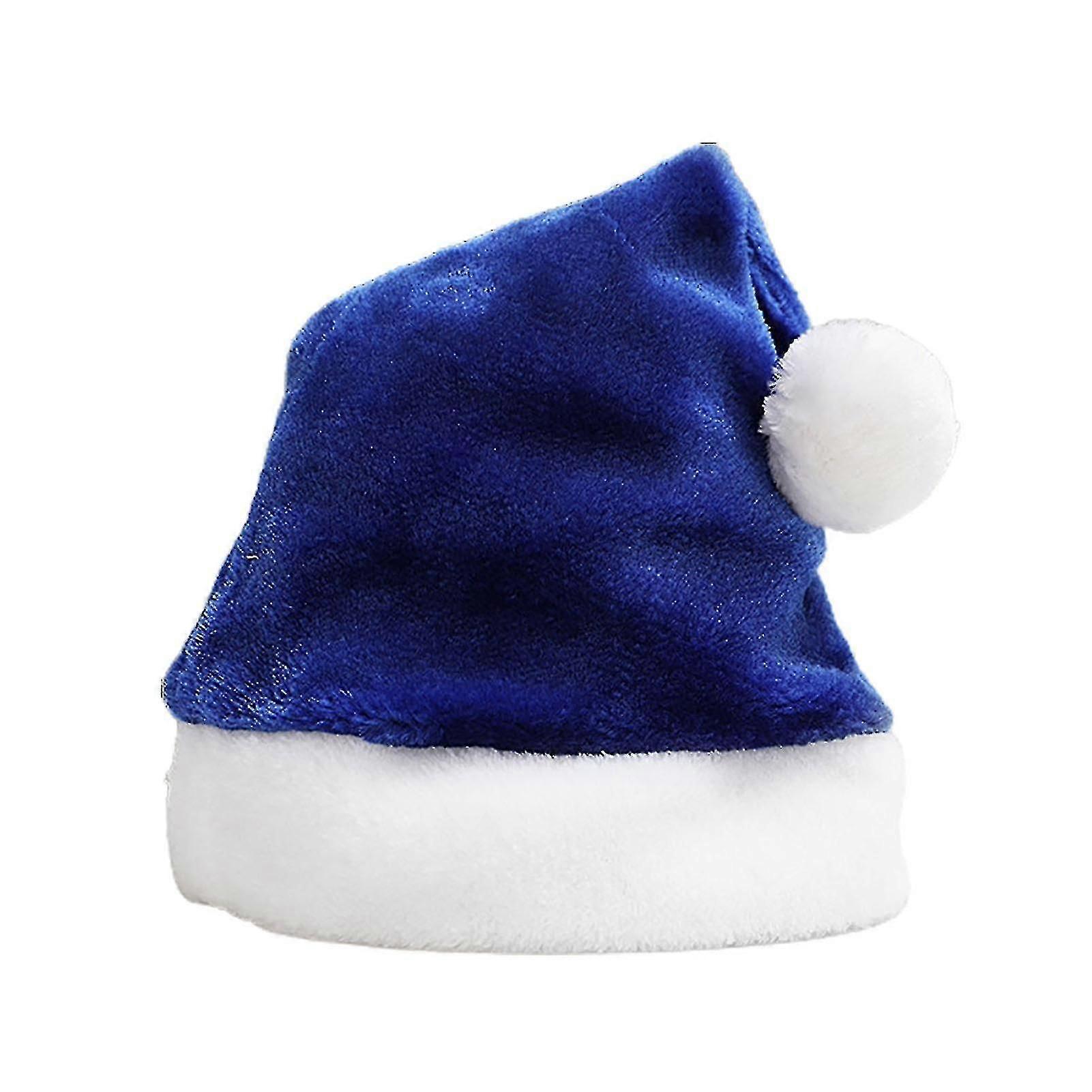Plush Xmas Hat Soft Comfortable Vibrant Hat Festival Dcor M