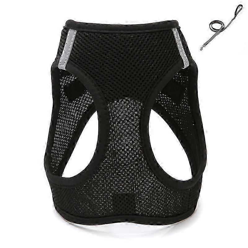 Dog Harness Adjustable Mesh Dog Vest Harness With Leash Set Pet Leash For Small Pets