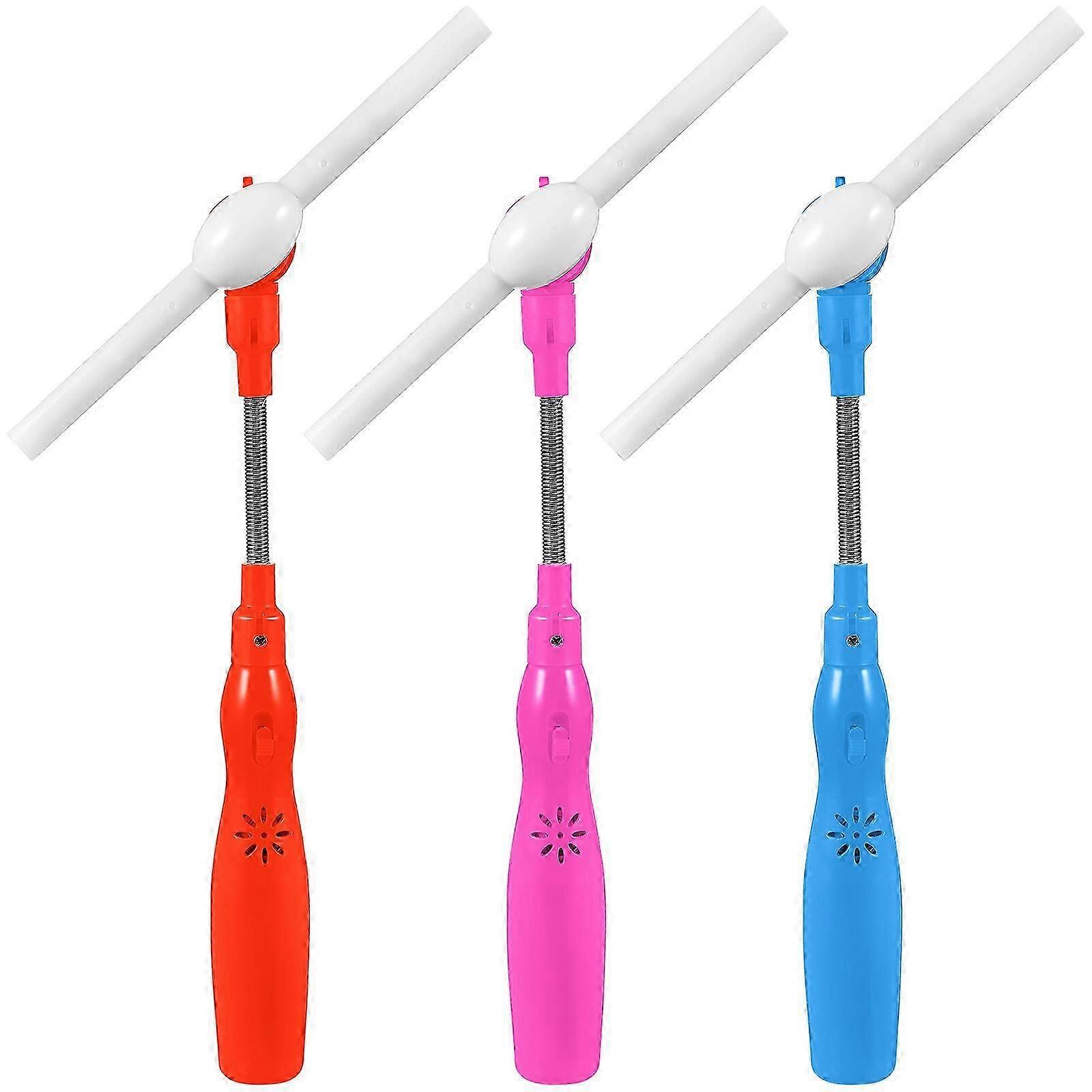 3 Pcs Flashing Up Windmills For Kids Led Music Rotate Windmills Toys