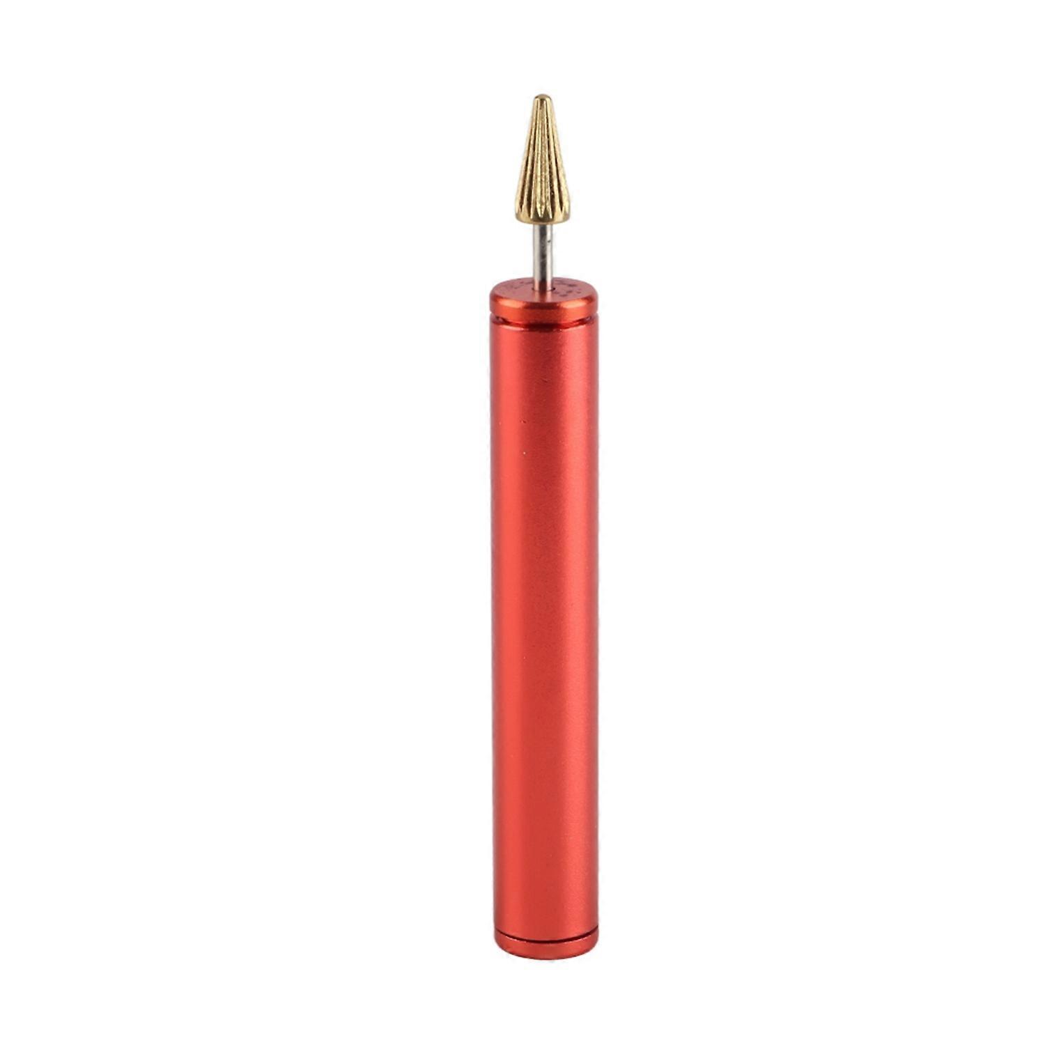 Cuir DIY Artisanat Top Edge Teinture Rouleau Stylo À L’huile Applicateur Ceinture Sangle Outil De Finition (Rouge)