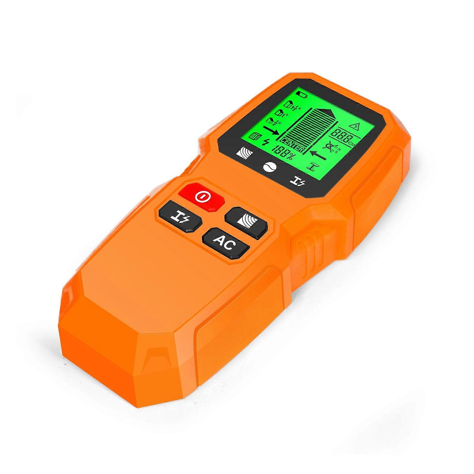 Stud Finder Wall Scanner 5 in 1 Electronic Stud Detector with HD LCD Display Used for Detecting Wood Metal Wire with Warning Function MK4059